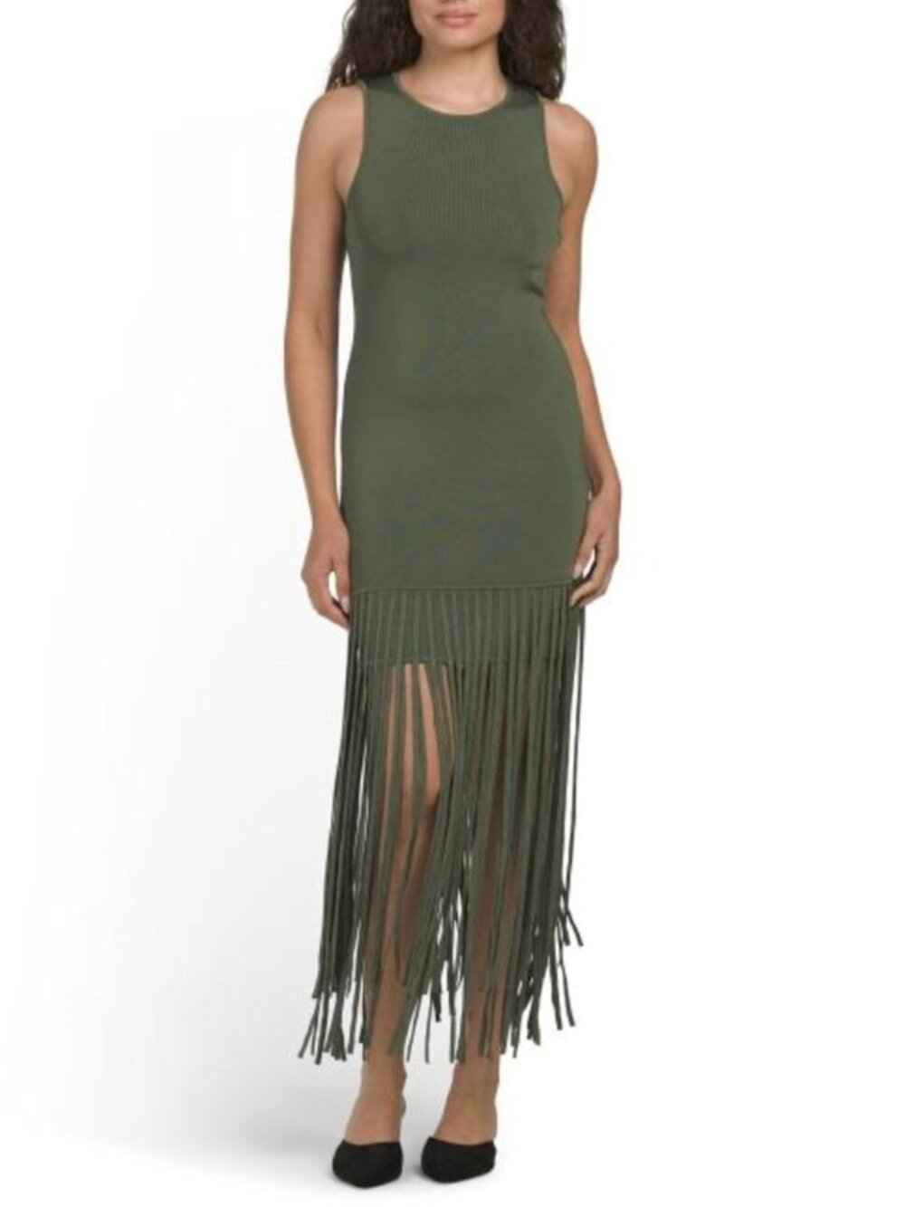 TOCCIN Margaux Mini Dress With Fringe